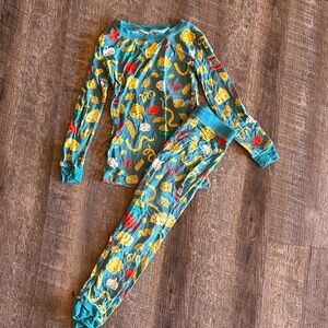 Little sleepies pasta party bamboo pjs